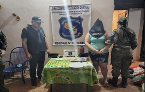 Arrestan a presunta microtráficante de drogas en Capiatá - Noticias Paraguay