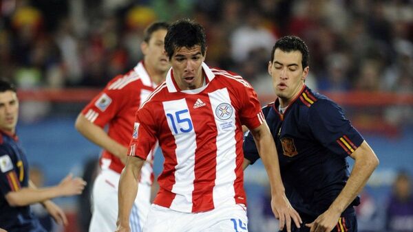 Sergio Busquets recordó el Paraguay-España del 2010