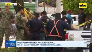 Militar muere en accidente vial - ABC Noticias - ABC Color