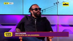 Entrevista Javi Zacher - vocalista de Salamandra - Pase Total - ABC Color