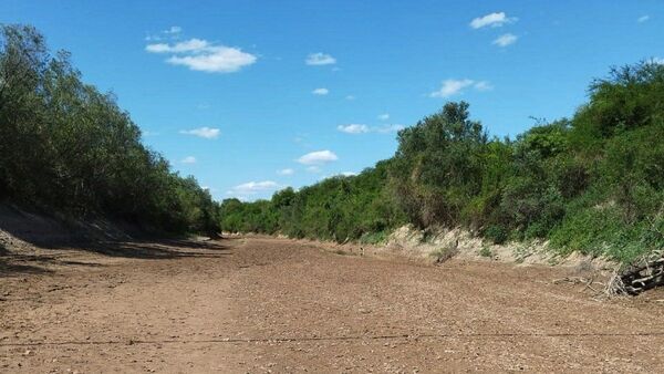 El río Pilcomayo se está secando por falta de lluvias en su naciente