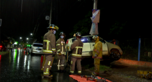 Conductor murió tras embestir una columna de la ANDE en San Antonio - trece