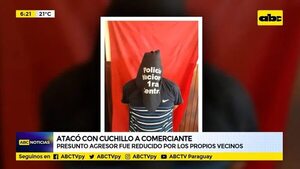 Atacó con cuchillo a comerciante de San Lorenzo - ABC Noticias - ABC Color