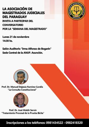La Semana del Magistrado arranca hoy con un conversatorio - Judiciales.net