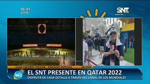 Vibrando en el evento deportivo de Qatar 2022 - SNT