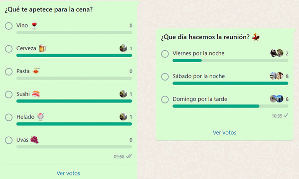 Las encuestas llegan a los chats de Whatsapp - OviedoPress