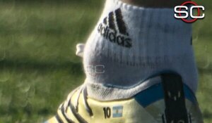 Messi entrena con normalidad, pero una foto de su tobillo genera alarma total