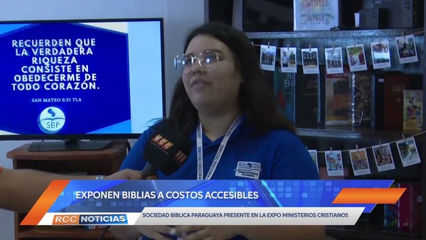 Sociedad Bíblica Paraguaya marco presencia en la Expo Ministerios Crisitanos