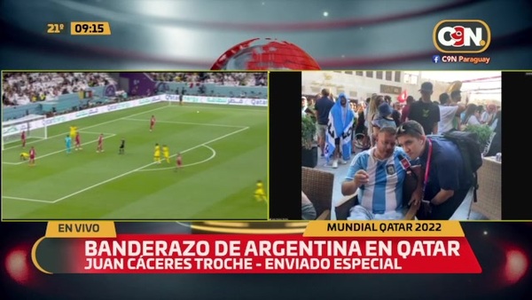 Banderazo de Argentina en Qatar 2022 - C9N