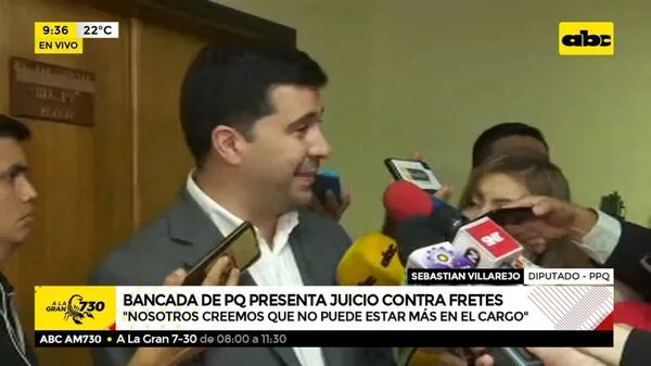 Bancada de PQ presenta juicio contra Fretes - ABC Noticias - ABC Color
