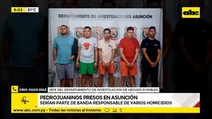 Pedrojuaninos presos en Asunción - ABC Noticias - ABC Color