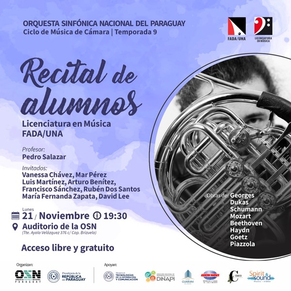 Alumnos de la Licenciatura de Música ofrecerán recital de música de cámara - .::Agencia IP::.