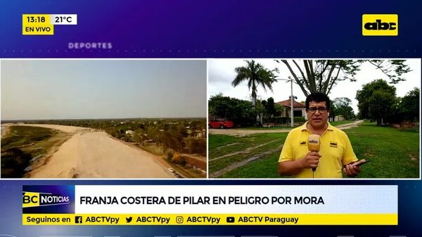 Franja costera de Pilar en peligro de mora - ABC Noticias - ABC Color