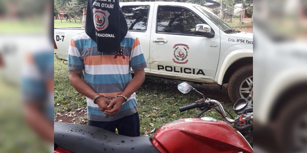 RECUPERARON MOTOCICLETA HURTADA EN MAYOR OTAÑO