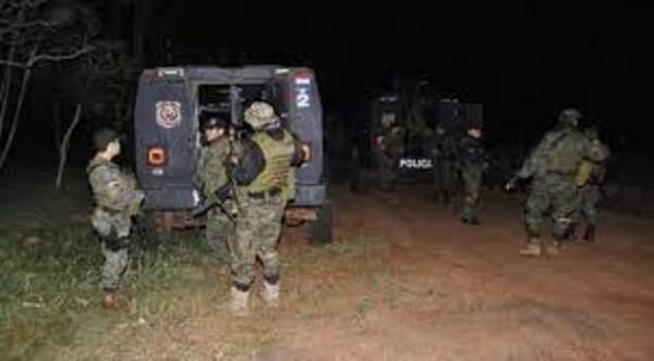 Reportan un policía herido y desaparecidos tras ataque en Amambay