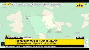 Se reporta ataque a una comisaría  - ABC Noticias - ABC Color