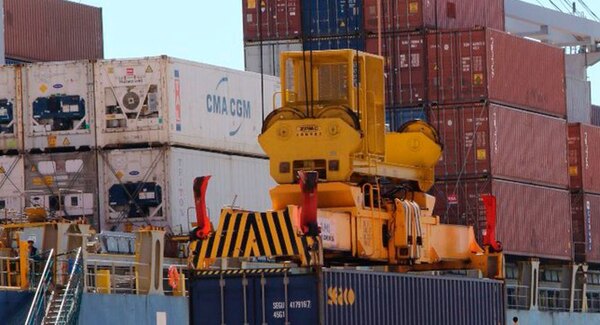 El 58,7% de las exportaciones registradas fueron al Brasil y la Argentina