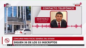 Concurso FGE: Paciello asegura que "todos los eliminados fueron por cuestiones formales" - Megacadena — Últimas Noticias de Paraguay