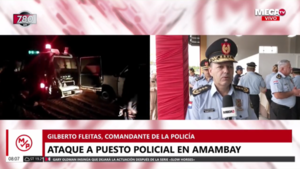Comandante sospecha que ataque a puesto policial fue perpetrado por el EPP - Megacadena — Últimas Noticias de Paraguay