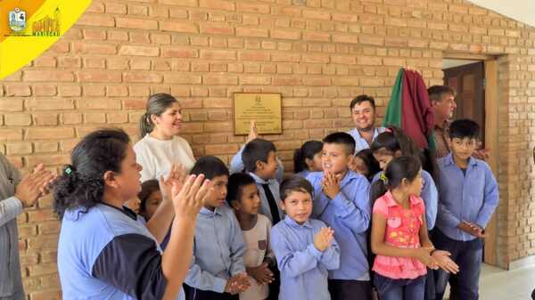 Inauguraron obras escolares en comunidad indígena de San Agustín