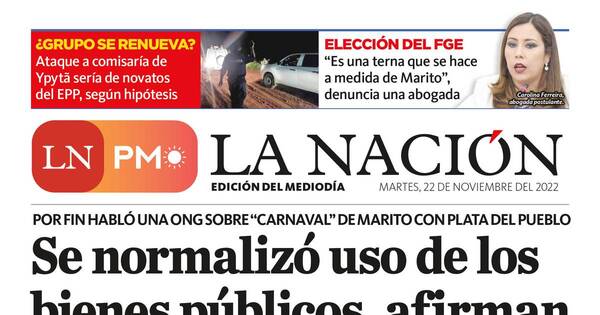 La Nación / LN PM: edición mediodía del 22 de noviembre