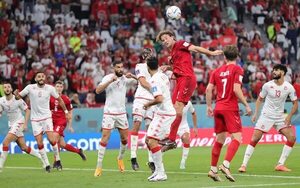 Mundial Qatar 2022: Dinamarca-Túnez, primer partido sin gol - Mundial Qatar 2022 - ABC Color