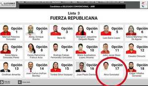 Jefe del Registro Electoral de PJC es candidato a convencional por el Partido Colorado
