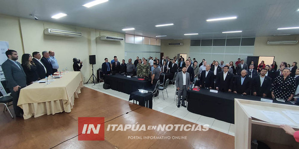 REPRESENTANTE DEL MINISTERIO DEL INTERIOR VISITÓ ITAPÚA PARA MEJORAR SEGURIDAD.