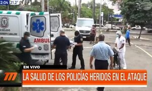 Policías heridos en ataque fueron trasladados hasta Asunción | Telefuturo