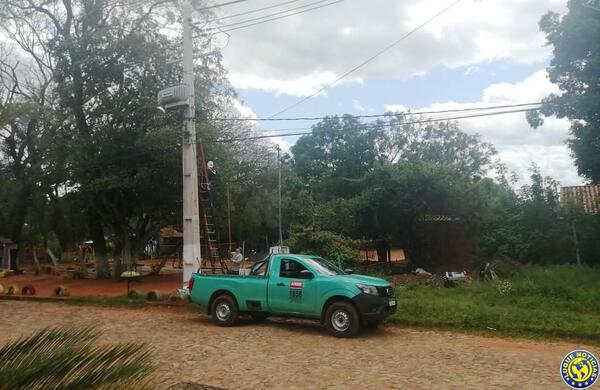 ANDE reparó más de 1.300 alumbrados públicos •