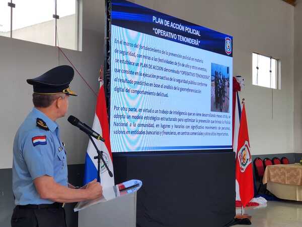 Policía Nacional presenta Operativo Tenonderá - ADN Digital