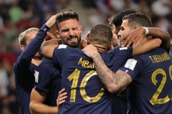 Arranque demoledor de Francia en el Mundial 2022