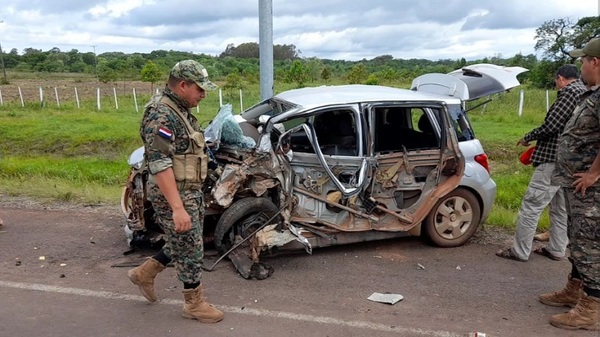 Concepción: Aparatoso choque frontal deja un fallecido - Noticias Paraguay