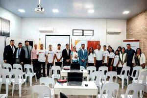 Caacupé: habilitan una equipada sala de informática en el instituto municipal - Nacionales - ABC Color