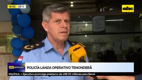 Policía lanza operativo tenonderã - ABC Noticias - ABC Color