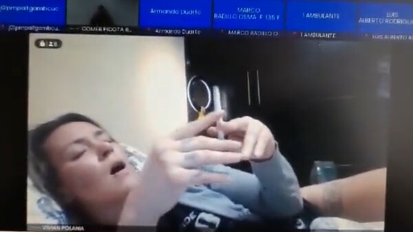 Diario HOY | Suspenden a jueza colombiana que asistió a una audiencia virtual semidesnuda y fumando