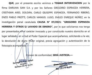 ¿Hijos del "Poder Judicial" como defensores de lavadores de dinero? - Informatepy.com