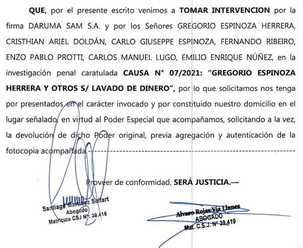 ¿Hijos del "Poder Judicial" como defensores de lavadores de dinero? - Informatepy.com