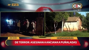 De terror: Anciana asesinada de 10 puñaladas - C9N