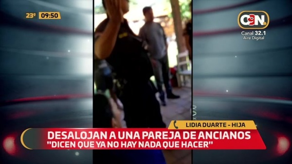 Areguá: Desalojan a una pareja de ancianos - C9N