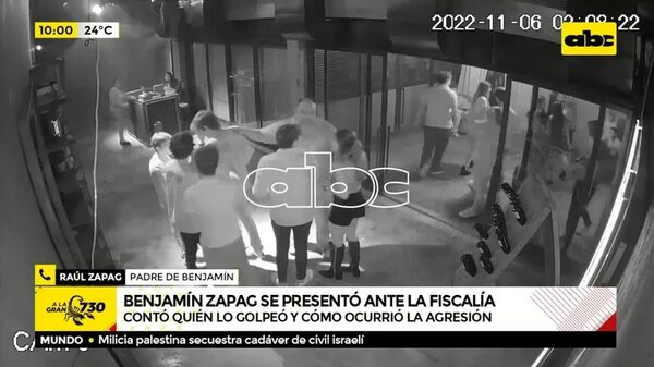 Benjamín Zapag se presentó ante la fiscalía - ABC Noticias - ABC Color