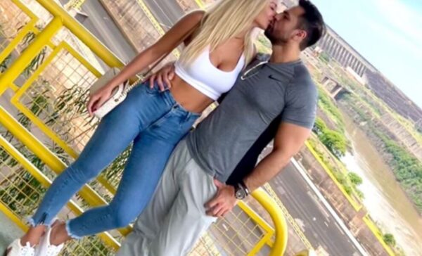 Egny Eckert a los chapes con su nuevo amor en Itaipu