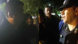 Intendente de Jesús en aparente estado etílico se mostró prepotente ante policías