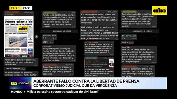 Aberrante fallo contra la libertad de prensa - ABC Noticias - ABC Color