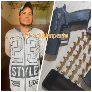 Un detenido en el barrio Defensores del Chaco con pistola indocumentada - Radio Imperio