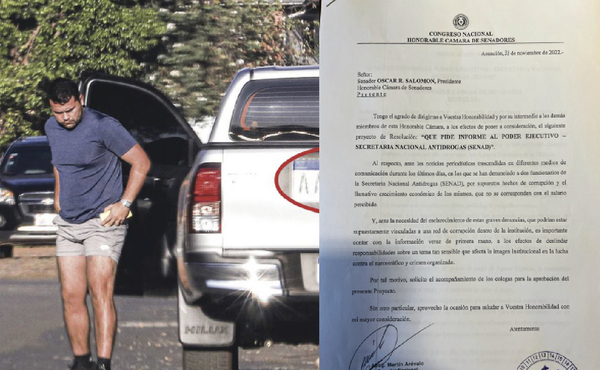 Diario HOY | Senador pide informes tras escándalo de agentes “magos” de la Senad