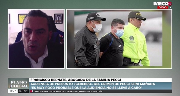 Abogado de la familia Pecci no cree que se suspenda la audiencia de mañana al presunto cerebro del crimen - Megacadena — Últimas Noticias de Paraguay