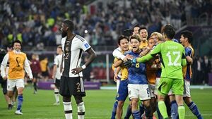La extraña corrida de Rüdiger que molestó a los japoneses