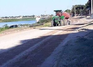 Principales calles de Carmelo Peralta pretende mejorar su transitabilidad mediante obras
