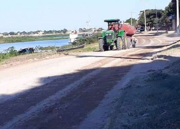 Principales calles de Carmelo Peralta pretende mejorar su transitabilidad mediante obras